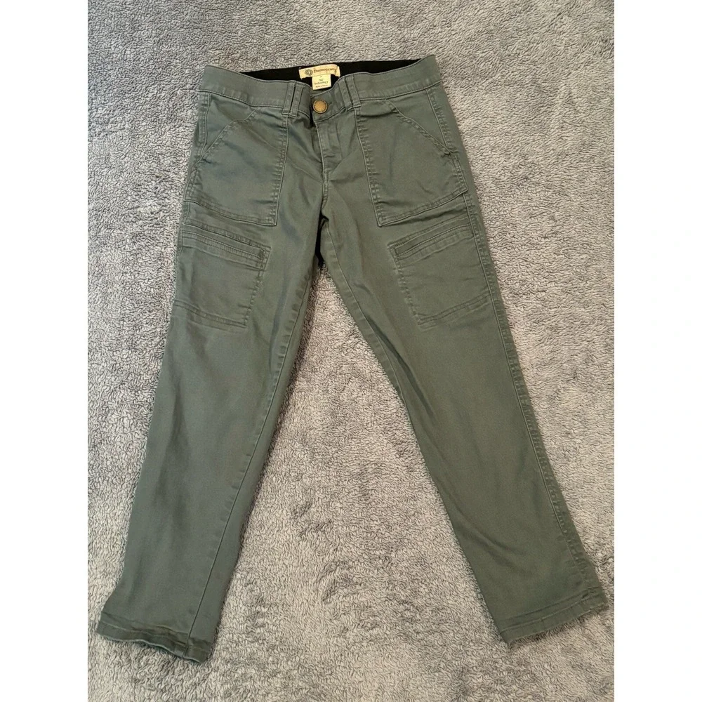 Democracy Jeans Womens 8 Gray Skinny Ab Technology Stretch Light Wash Denim